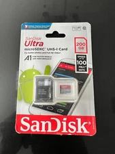 Sandisk Ultra 200GB MicroSD Memory Card Micro-SDXC High Speed Smartphones Games