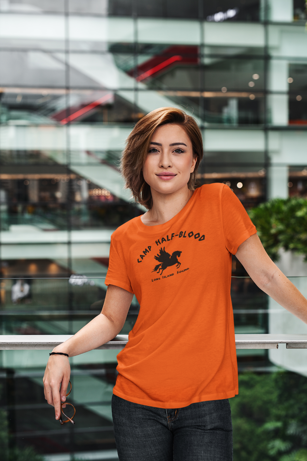  Camp Half Blood Shirt (3XL, Orange) : Handmade Products