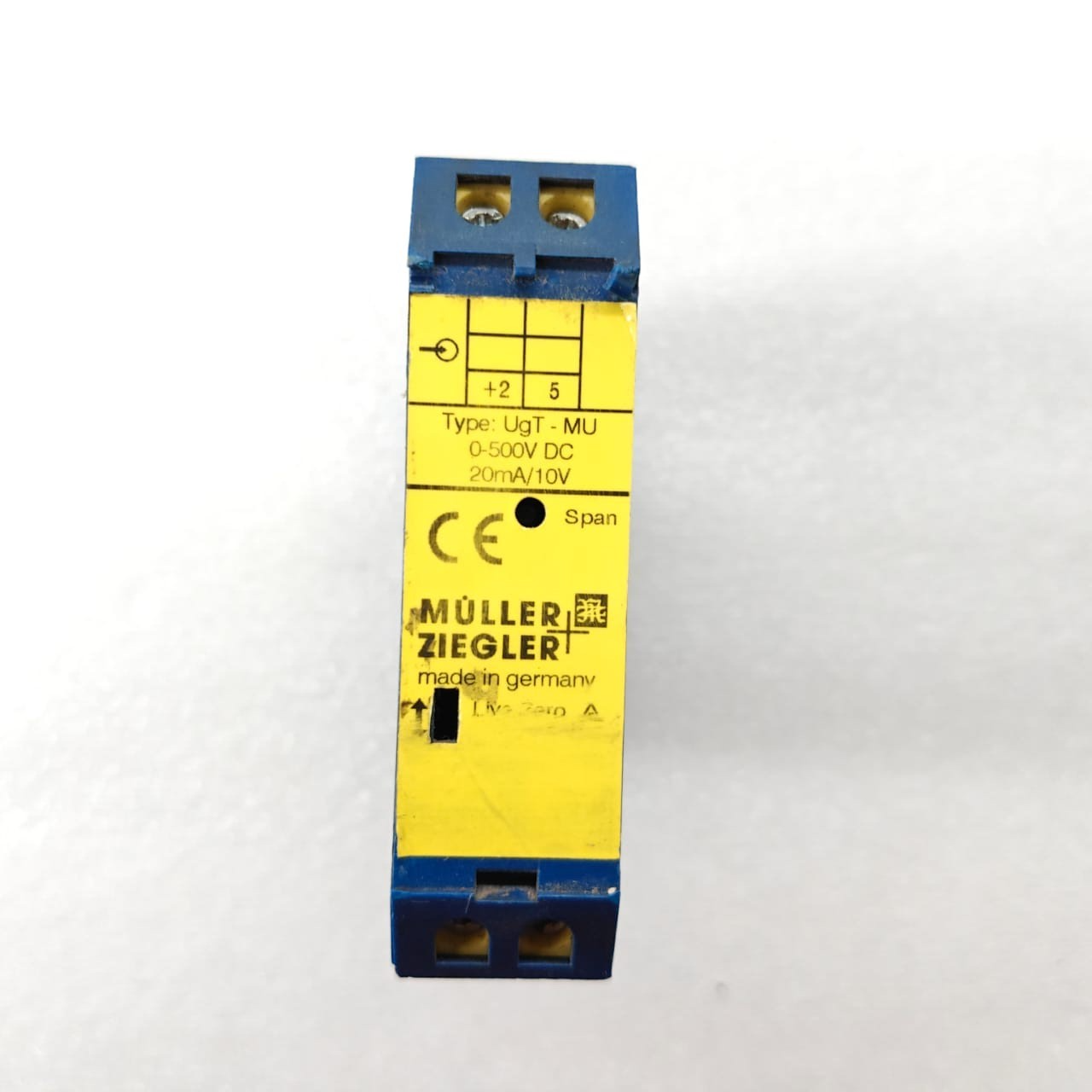 Muller Ziegler UgT-MU 600V CAT III/1000V CAT II 0-500 VDC TRANSDUCER Fast Ship