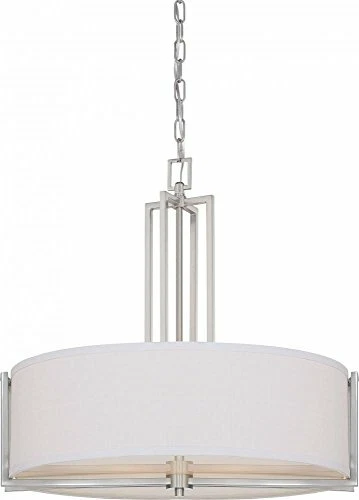 Nuvo 60/4756 Gemini Brushed Nickel Four Light Pendant - Picture 1 of 1