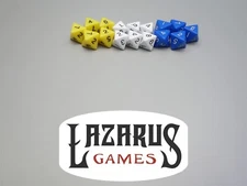 Dungeons & Dragons, D&D: Yellow, Blue, and White D8's 