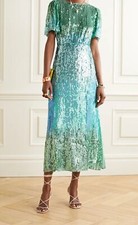 BNWT RARE Rixo Sequin Ombre Evening Party Formal Wedding DRESS Size XS