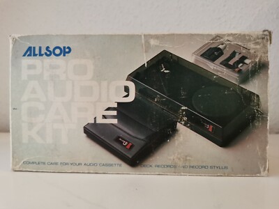 PRO AUDIO CARE KIT ALLSOP. Für Kassetten und Schallplatten.