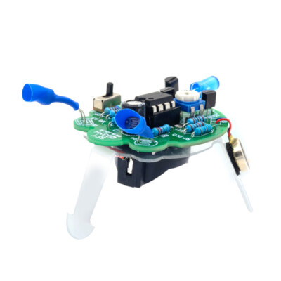 Light-sensitive mobile robot DIY pieces tail breathing light fun e-education