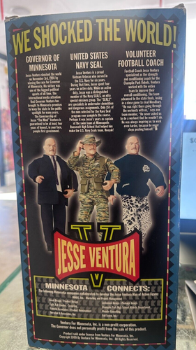 Jesse Ventura Man Of Action MN Governor US Navy Seal 12” Action Figure 1999 - Picture 3 of 3