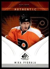 2009-10 SP Game Used Mika Pyorala Rookie /699 Philadelphia Flyers #130