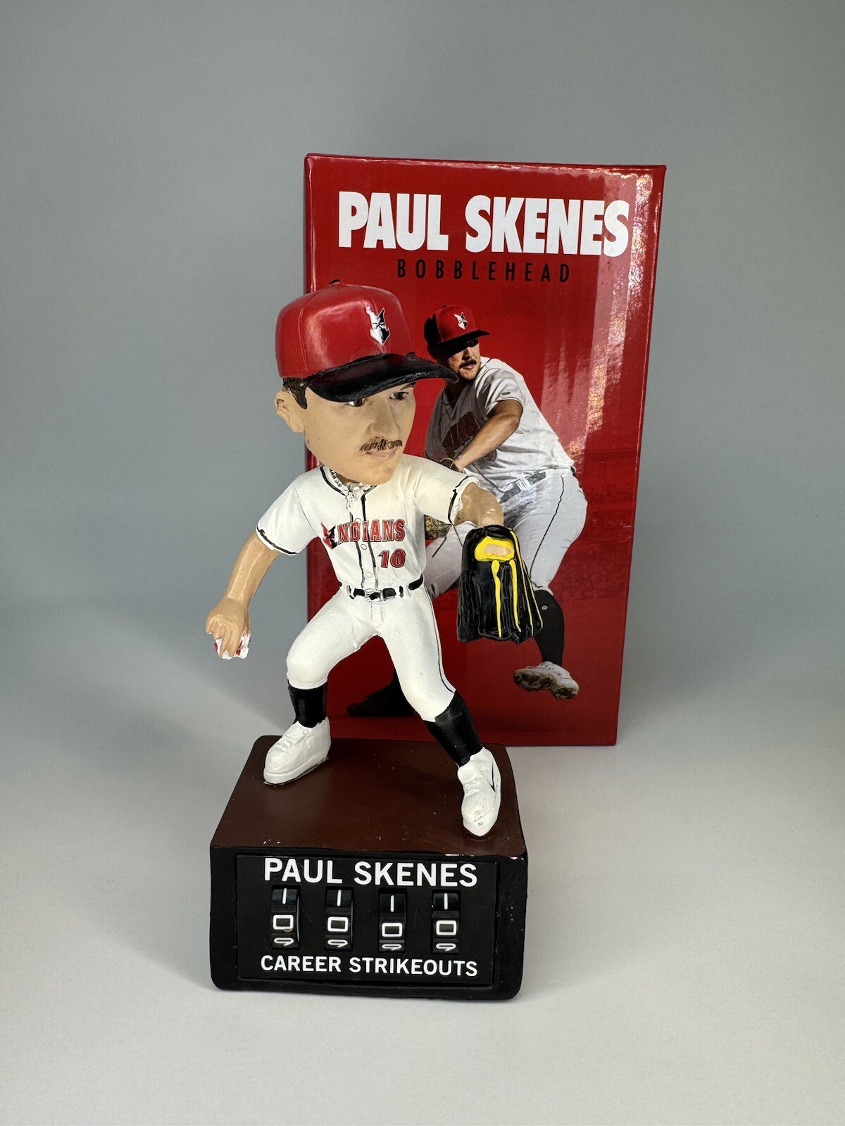 Paul Skenes Strikeouts Counter Bobblehead Indianapolis Indians 2024 SGA