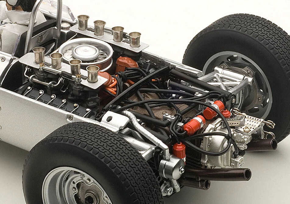 Porsche 804 F1 GP Germania 8 Jo Bonnier 1962 Autoart 1/18 Con Pilota 1000 Unità - Immagine 4 di 4