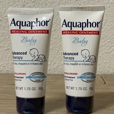    Aquaphor Baby Advanced Therapy Healing Ointment 1.75 Oz LOT OF 2 