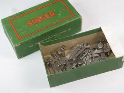 VINTAGE Original Zubehör Sänger Simanco verstellbarer Sämmfuß 35931 x 6 BOX
