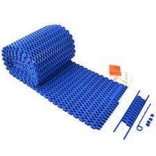 NEW Uni-Chains Flex SNB CR Conveyor Belt 11' 11" Length 10-1/4" Width Blue