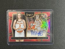 2025 Panini Select WNBA MARINA MABREY RED COURTSIDE AUTOGRAPH AUTO/ 99 SUN
