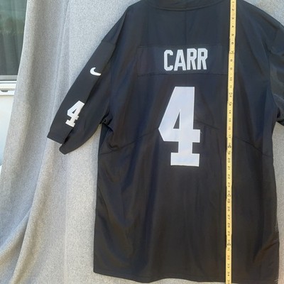 Nike NFL Raiders CARR #4 XxxxL2019 On Field | eBay