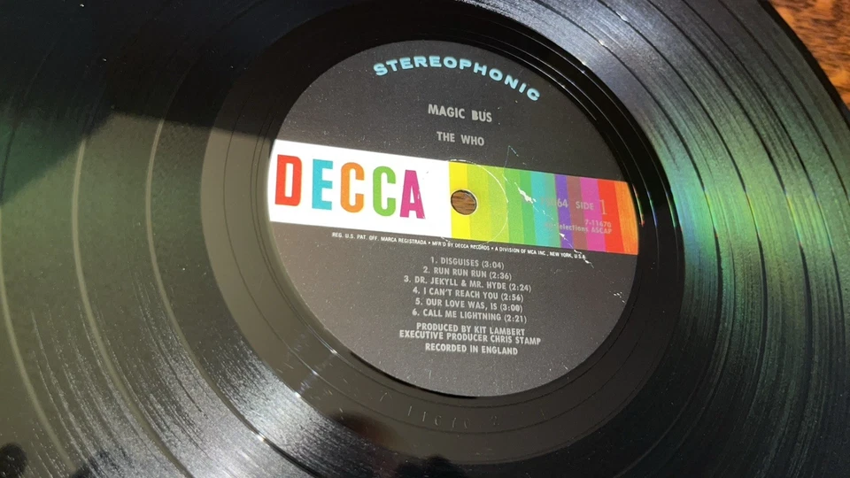 12" LP~ THE WHO ON TOUR~ 1968~ THE MAGIC BUS Foto 2 de 4