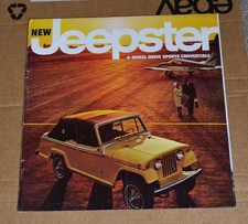 Vtg 1966 New Jeepster 12 Page Jeep Brochure Form 66-18