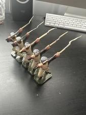 Vintage Poland Plastic Napoleonic Soldiers x5 Toy Figurines