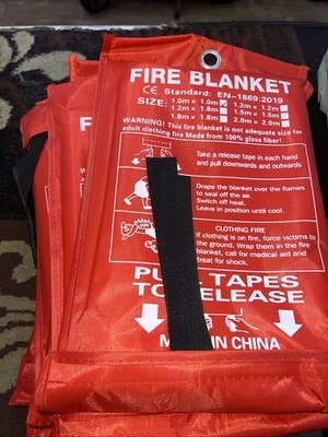 8 Back Fire Blanket Size 1.0m