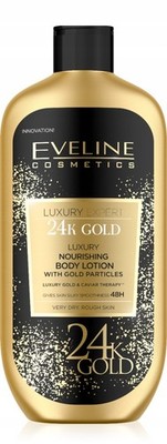 Eveline 24K Gold Luxus-Körperlotion mit Goldpartikeln, 350 ml