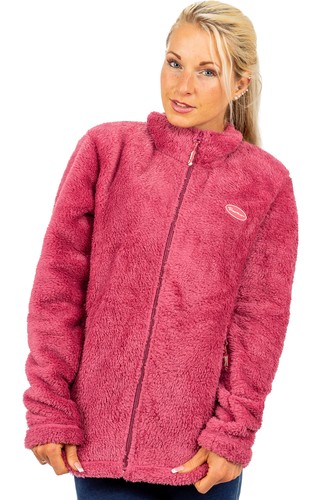 Reichstadt Mujer Suave Peluche Polar Chaqueta Cuello Soporte Cremallera Bolsillos Droga - Imagen 37 de 103