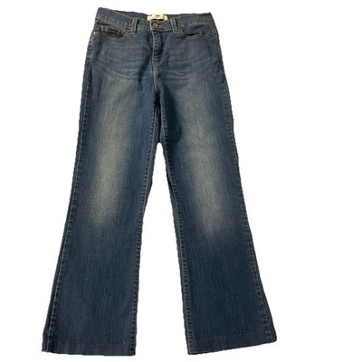 Levi's Bootcut Blue Denim Jeans Slimming Stretch Pockets Women Size 8M