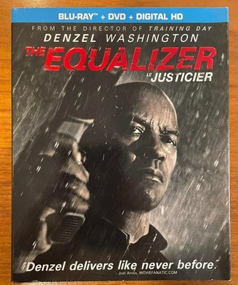 The Equalizer (2014 film) Blu-ray & DVD *Like New* With Slipcover