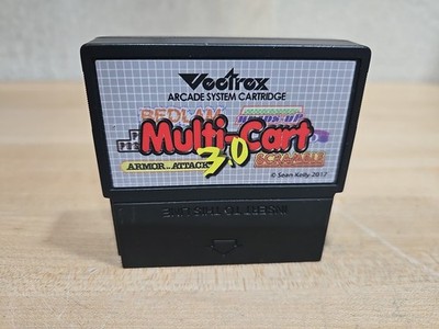 Vectrex Multi-Cart 3.0 Sean Kelly 2017 Game Arcade System Cartridge