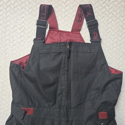 Arctix Snow Bibs Ski Pants Snowboard Winter Insulated Overalls Men's Large Black