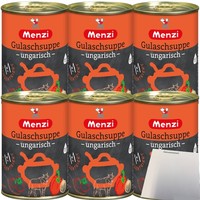 Menzi Ungarische Gulaschsuppe Konzentrat 1Zu1 6Er Pack 6X400Ml Dose usy Block