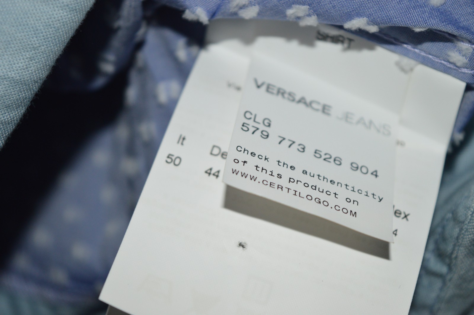 Versace Jeans Patchwork Button Long Sleeve Shirt … - image 5