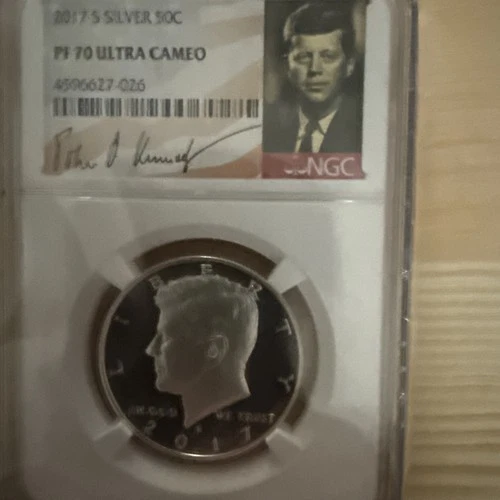 2017 S Silver Kennedy PF70 Ultra Cameo