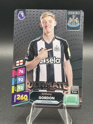 Ultimate Anthony Gordon Panini 2024/2025 Plus Adrenalyn XL 24/25 Newcastle # 8