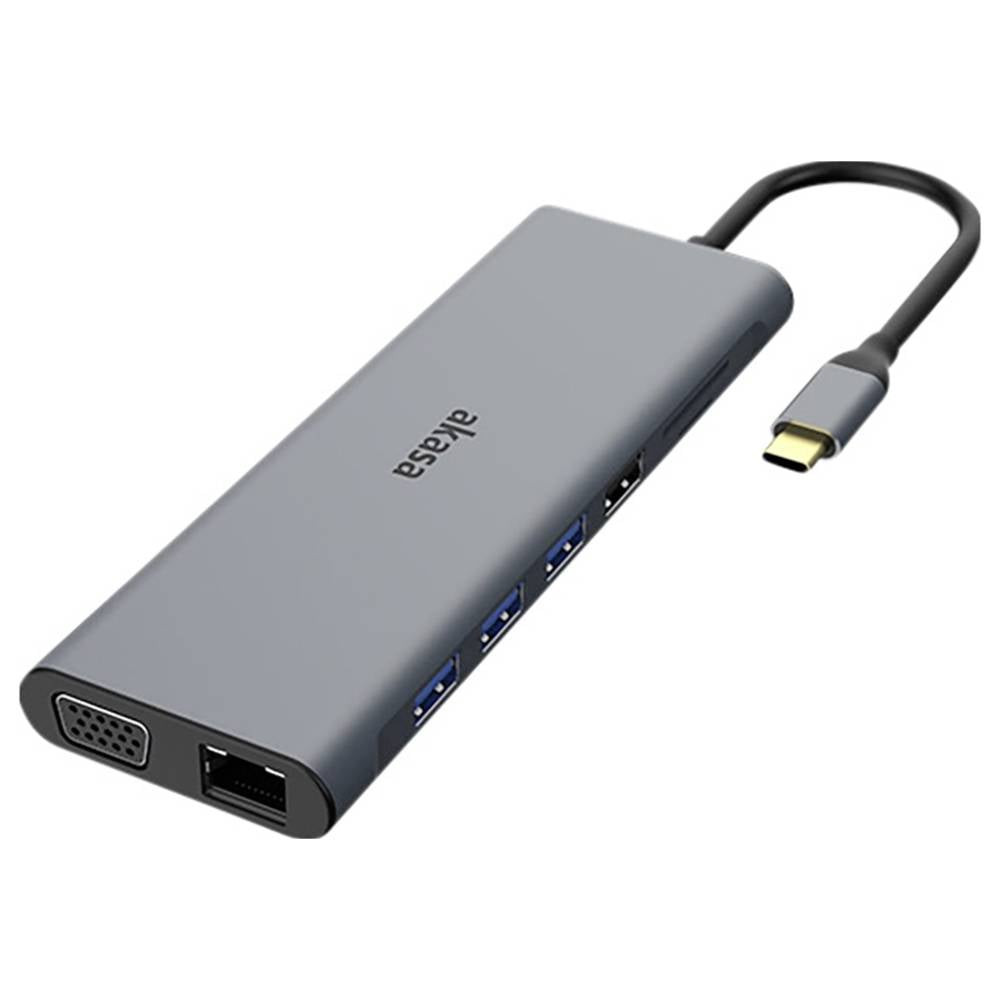 Akasa Docking station USB-C® USB Type-C 14-In-1 Dock Adatto per marchio: