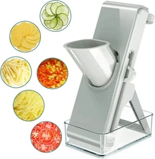 Adjustable Stainless Steel Vegetable Slicer & Chopper Multifunctional Safe Dicer