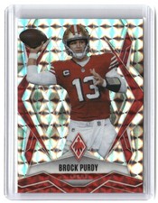 Brock Purdy 2025 Panini Phoenix Silver Pyramids Prizm