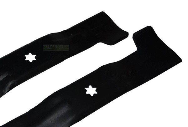 2X 46,5 Cm Messer Satz 742-0672, 742-0673 Mtd Gutbrod Mastercut Obi Rechts+Links-image
