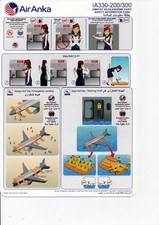 Karta bezpieczeństwa – Air Anka (Turkiye) – Airbus A330-200/-300