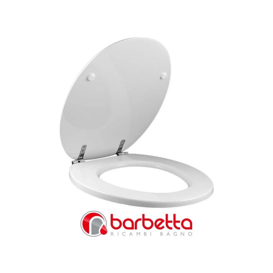 SEDILE COPRIWATER COMPATIBILE POZZI GINORI PIEMONTESINA DUO BIANCO - Immagine 2 di 4