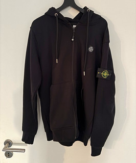 Stone Island Herren Zip Hoodie schwarz M Pullover
