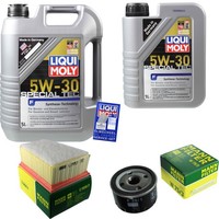 Mann Inspektionspaket 6L Liqui Moly 5W-30 FüR Dacia Duster Logan MCV 1.6