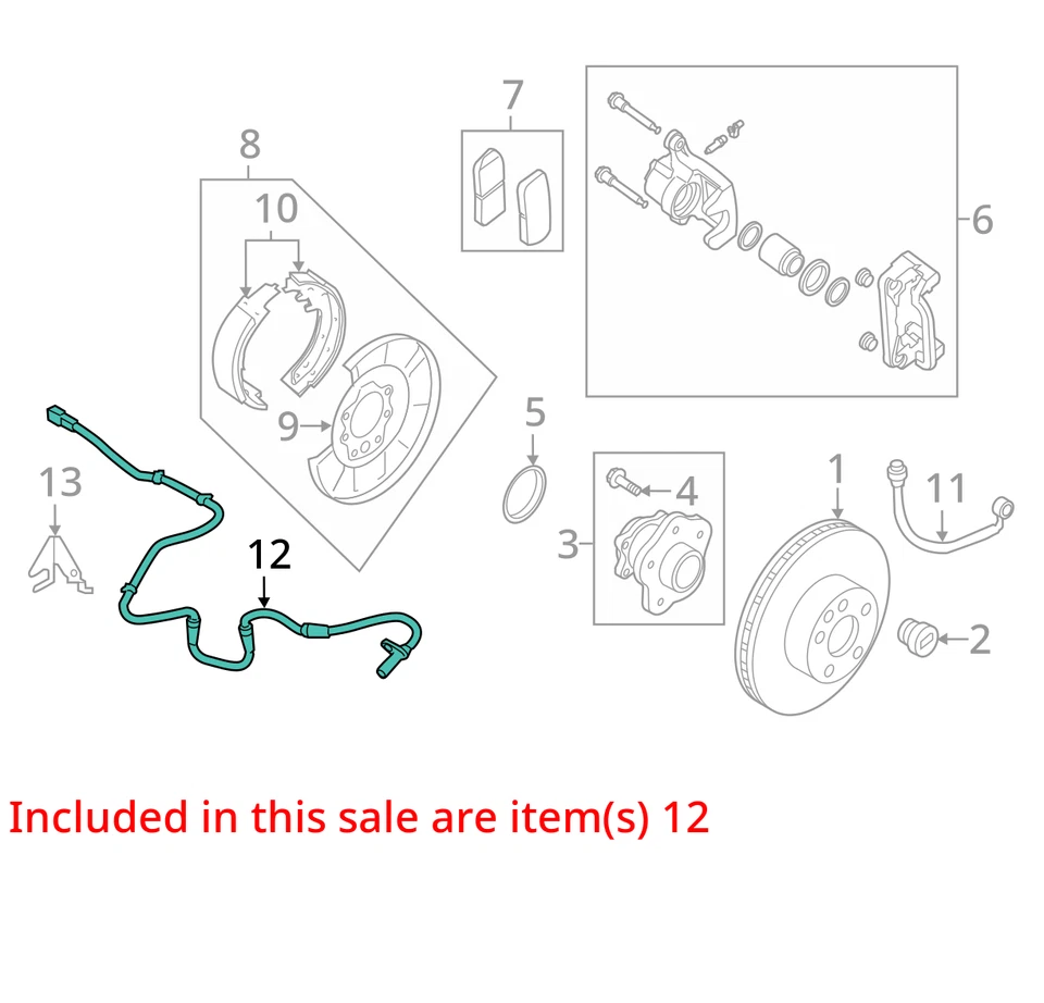 Conjunto de módulo ABS piezas de freno antibloqueo Nissan Altima 17 18 OEM 476609HU0B Foto 4 de 4