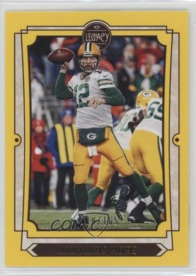 2019 Panini Legacy Yellow /165 Aaron Rodgers #37 o7m