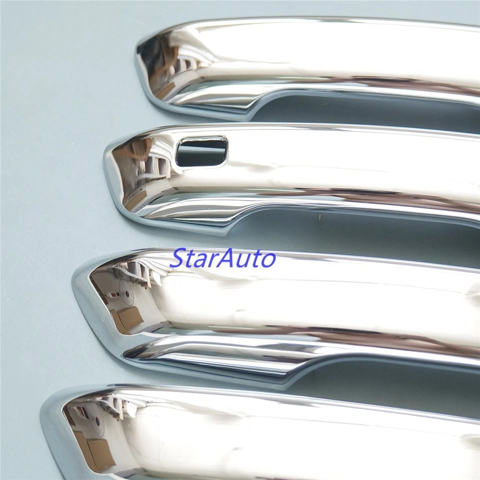 Cubierta de manija cromada para Jeep Grand Cherokee L 2022 2023 2024 2025 2026 Foto 2 de 4