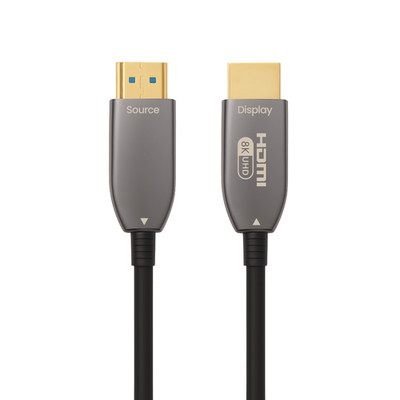 ProfiPatch HDMI Glasfaserkabel 8K ethernet high speed 60Hz UHD 10m schwarz 4K120