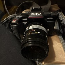 Minolta Maxxum 5000 SLR Camera Black with 28-85mm Lens, 2800 AF Flash, Manuals