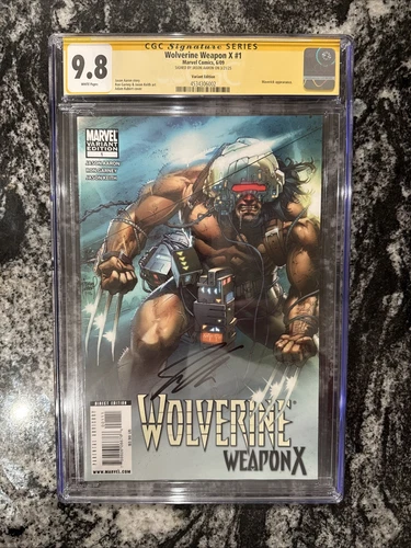 Wolverine Weapon X #1 CGC 9.8 SS Jason Aaron Adam Kubert Variant Cover 🔥