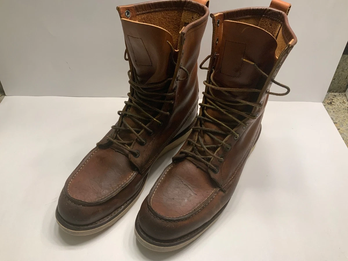 Red Wing 2238 Dyna Force Tall Steel Toe Brown Work Boots Men’s Size 10.5A Men main image 4