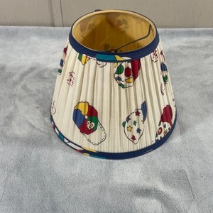 Vintage Baseball Lamp Shade Boys Cap and Ball Read Description