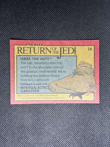 1983 Topps Star Wars Cards Return of the Jedi Series 1 - U-Pick #1 - #132 - Picture 29 of 257