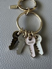 Coach Vintage Keys Bag Charm keychain Key Fob NWOT
