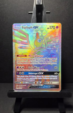 Pokémon TCG — Sigilyph GX 222/214 — Sun & Moon Lost Thunder  Secret Rare Rainbow